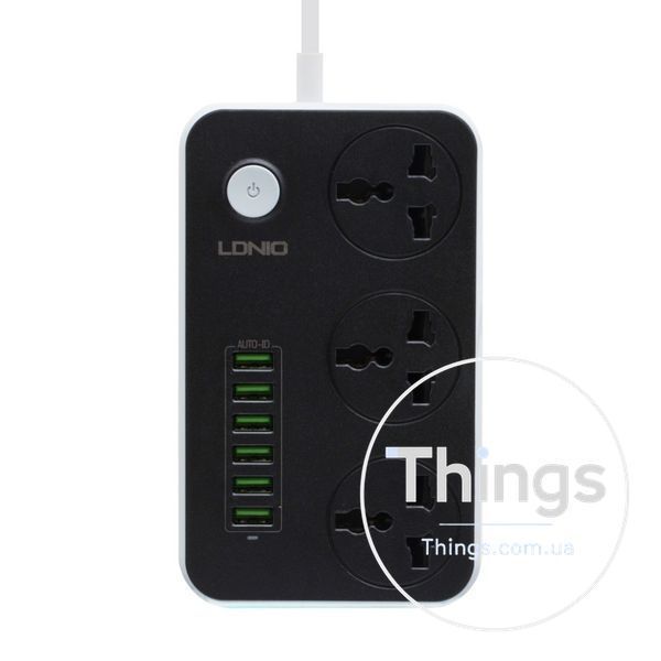 Мережевий Подовжувач LDNIO SC3604 6USB 3.4A 00000010228 фото