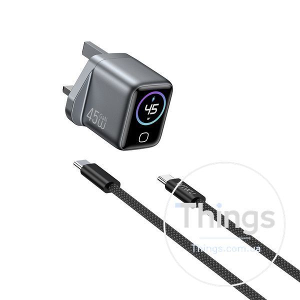 Home Charger | 45W | GaN | PD3.0 &mdash; Wiwu CHG500 K2-000083684 фото