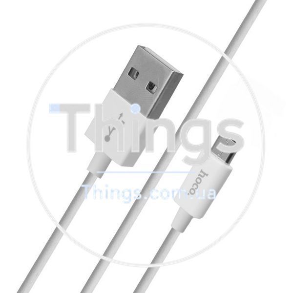 Home Charger 2.1A 2U Micro Cable (1m) Hoco C62A White К2-000064305 фото