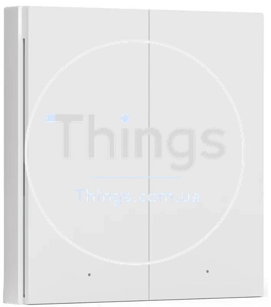Глобальная версия беспроводной выключатель Aqara Wireless Remote Switch H1 две клавиши Zigbee Apple HomeKit EU K1-000575 фото