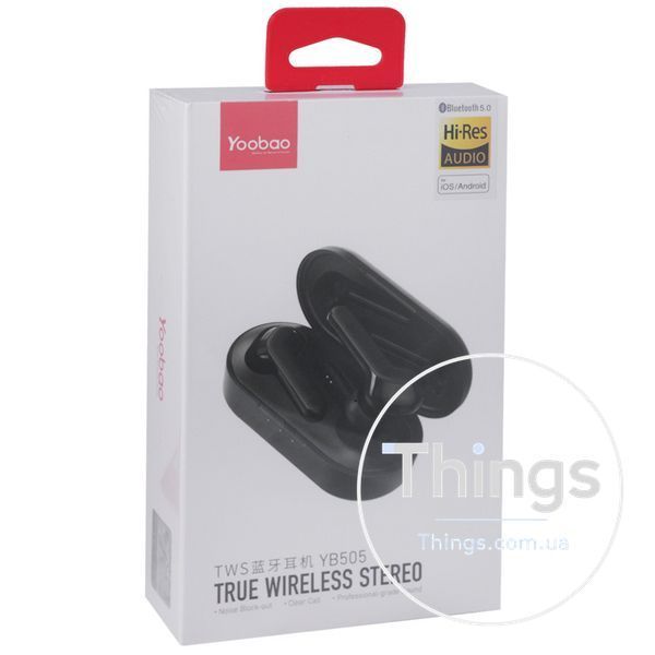 Bluetooth гарнітура TWS Yoobao YB505 &mdash; Coral Red К2-000068147 фото