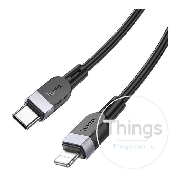 Кабель Hoco X109 Silicone Type-C to Lightning PD27W 3m Од1-00045300 фото