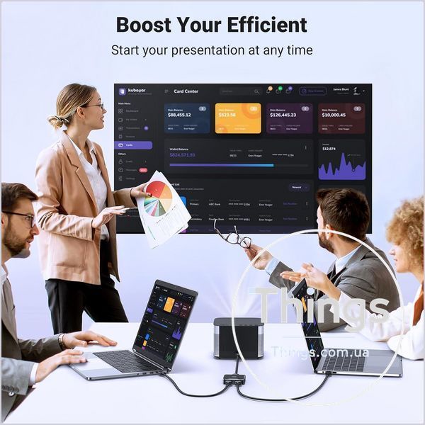 HDMI перемикач UGREEN (50966) двонаправлений 2 в 1, 4K 60 Гц UHD HDR, компактний, чорний K1-000811 фото