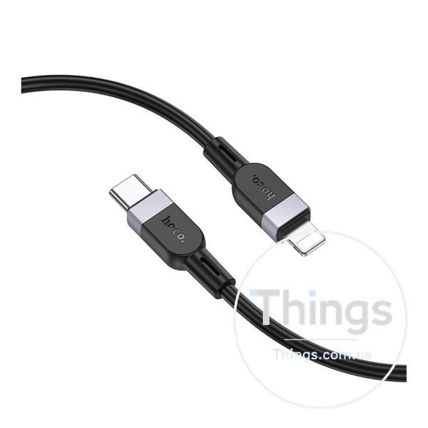 Кабель Hoco X109 Silicone Type-C to Lightning PD27W 3m Од1-00045300 фото