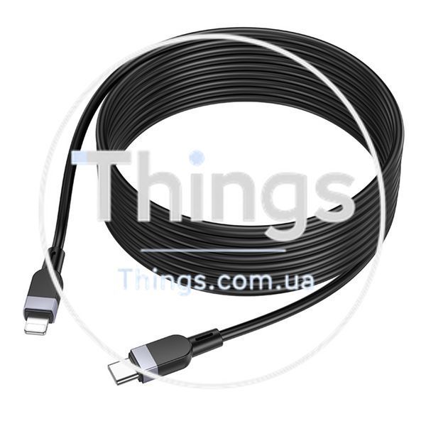 Кабель Hoco X109 Silicone Type-C to Lightning PD27W 3m Од1-00045300 фото