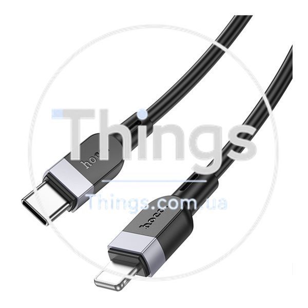 Кабель Hoco X109 Silicone Type-C to Lightning PD27W 3m Од1-00045300 фото