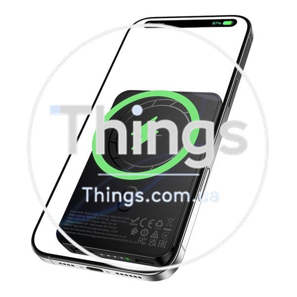 Універсальна Мобільна Батарея Power Bank Borofone BJ82 Dawn magnetic wireless 5000mAh Од1-00048625 фото