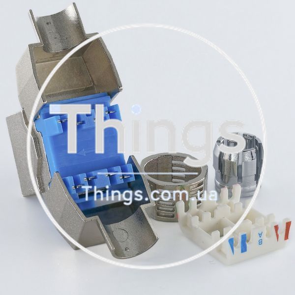 Модуль KeyStone STP, кат.8, безинструментальный, Slim, Kingda CM-10548 фото