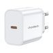 Мережевий зарядний пристрій Choetech PD3042 mini PD45W USB-C White K3-43-00156 фото 1