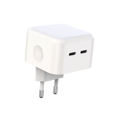 Мережевий Зарядний Пристрій XO L102 EU Dual type-C port 35W Type-C to Lightning Од1-00037130 фото