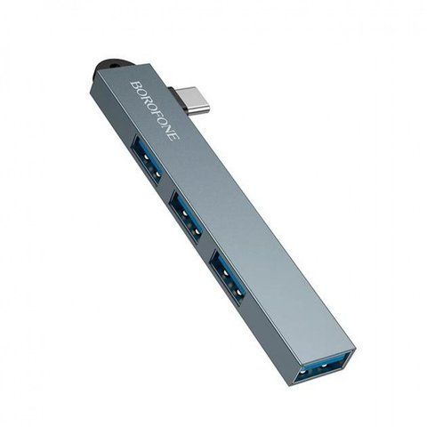 USB HUB : USB C To 4 USB &mdash; Borofone FH1A K2-000082712 фото