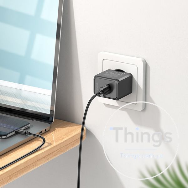 Home Charger | 2.1A | 1U | Micro Cable (1m) &mdash; Hoco CS11A &mdash; Black К2-000080125 фото