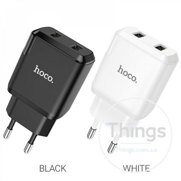 Home Charger 2.1A 2U Micro Cable (1m) Hoco N7 &mdash; White К2-000071410 фото
