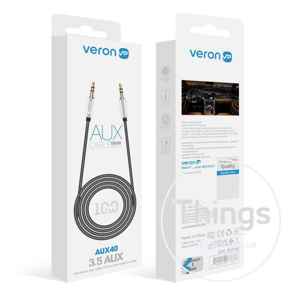 Cable Aux (1m) &mdash; Veron AUX40 К2-000078744 фото