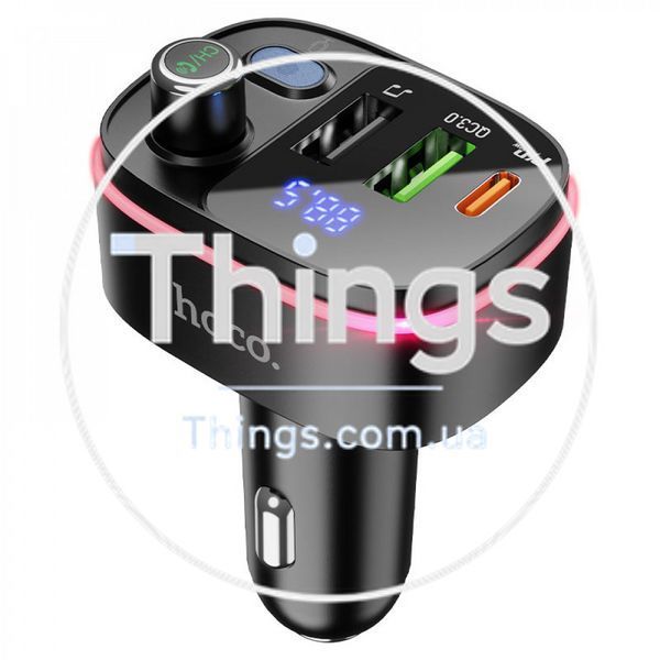 Fm Transmitter MP3 | Car Charger | 3.0A | PD20W | 2U &mdash; Hoco E62 &mdash; Black K2-000071898 фото
