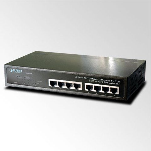 Некерований комутатор PoE Planet FSD-804P-EU (8-Port 10/100Mbps with 4-Port PoE) РР-FSD-804P-EU фото
