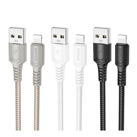 Кабель USB Borofone BX116 Lightning 2.4A Од1-00046630 фото