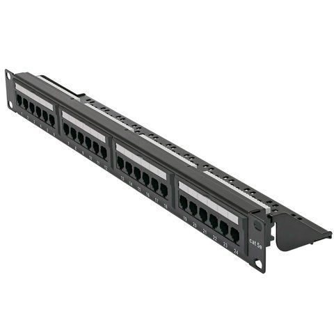 Патч-панель 19" 24хRJ-45 UTP кат.5e, із заднім організатором CM-2166 фото