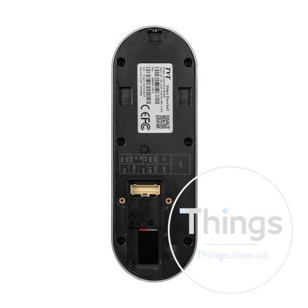 IP-відеопанель з WiFi 2Mp TVT TD-E3110-IC/PE/WF з детекцією облич та зчитувачем Mifare K3-82-00401 фото