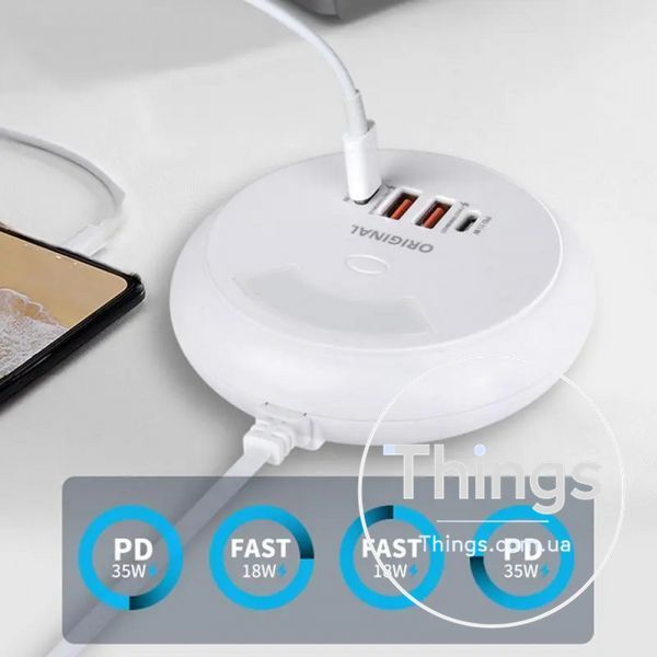 Fast Charger 2-Type C 2-USB 35W PD Noobiggi NB К2-000074068 фото