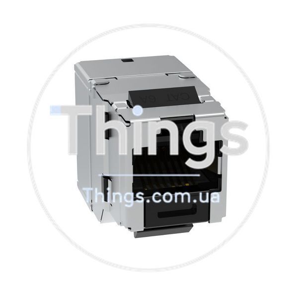 Модуль KeyStone RJ45 STP, кат.6a черный, Panduit CM-10528 фото