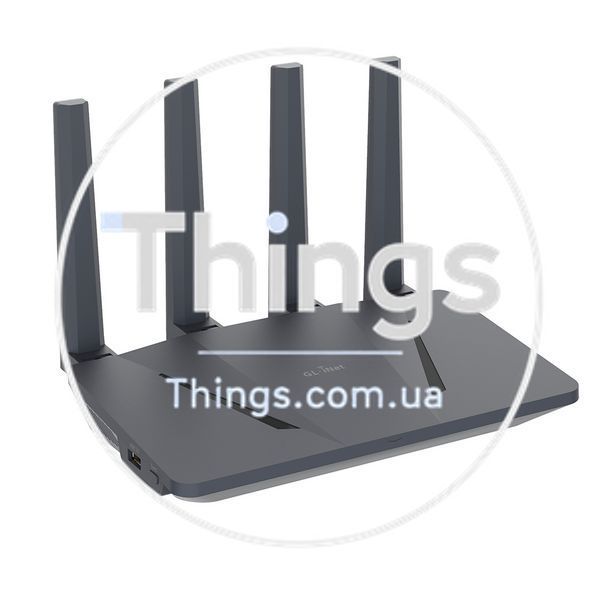 WiFi 6 маршрутизатор GL.iNet Flint (GL-AX1800-EU) гігабітний дводіапазонний K3-73-01004 фото