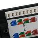 Патч-панель 19" 24хRJ-45 UTP кат.5e, із заднім організатором CM-2166 фото 4