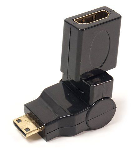 Перехідник PowerPlant HDMI AF - mini HDMI AM, 360 градусів KD00AS1300 фото