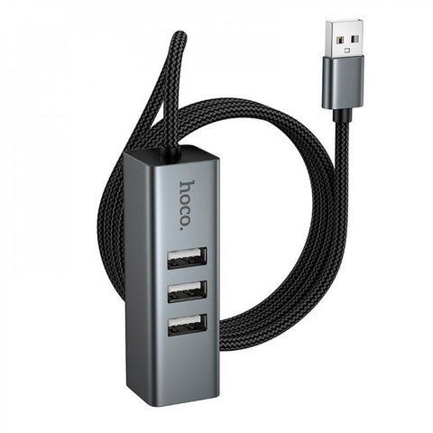 HUB USB To 3 USB3.0 & RJ45 Hoco HB1D K2-000082704 фото