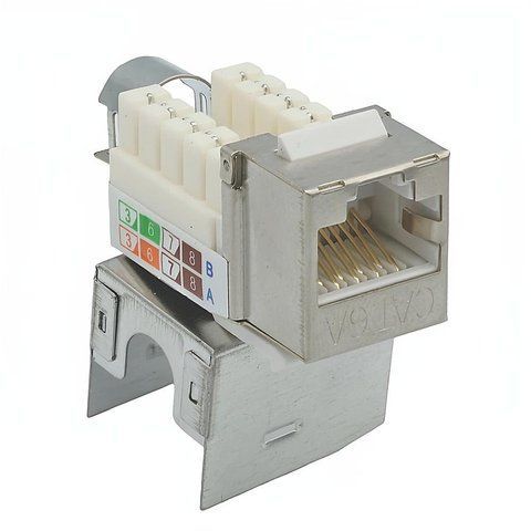 Модуль KeyStone RJ45 FTP, кат. 6А, 110, Slim, W - 17.3 мм, EPNew CM-2672 фото