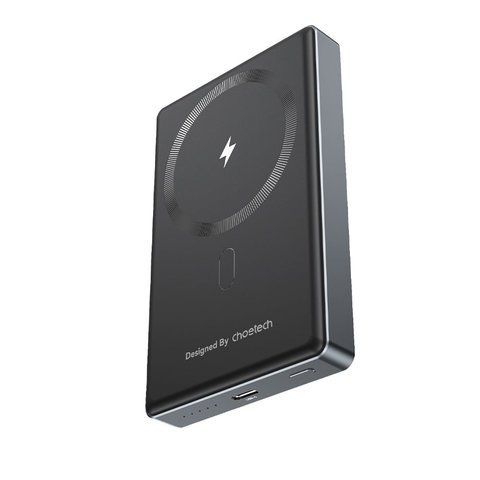 Повербанк 10000mAh Choetech B739 Black QC3.0 PD3.0 бездротова магнітна зарядка K3-43-00151 фото