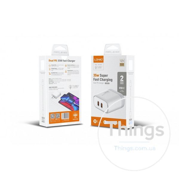 Home Charger 35W 2C Ldnio A2528C White К2-000075831 фото