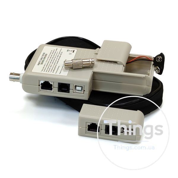 Тестер кабельний RJ-45, RJ-12, USB та BNC CM-9819 фото