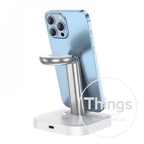 Wireless Charger 3 in 1 Hoco CW43 &mdash; white К2-000077471 фото
