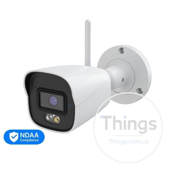 Комплект IP-відеонагляду з WiFi на 4 камери TVT TD-P0804W1-001: 4 циліндричні 4Mp WiFi IP-відеокамери + 8-канальний 8Mp WiFi IP-відеореєстратор K3-77-00482 фото