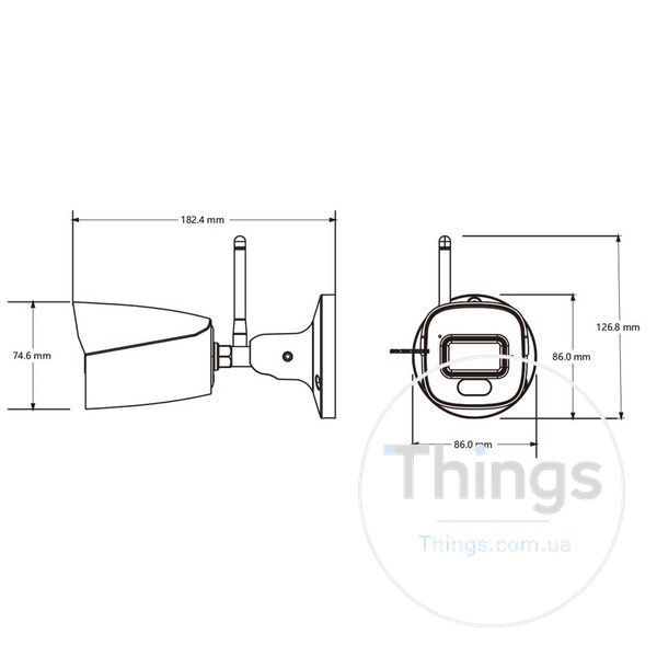 Комплект IP-відеонагляду з WiFi на 4 камери TVT TD-P0804W1-001: 4 циліндричні 4Mp WiFi IP-відеокамери + 8-канальний 8Mp WiFi IP-відеореєстратор K3-77-00482 фото