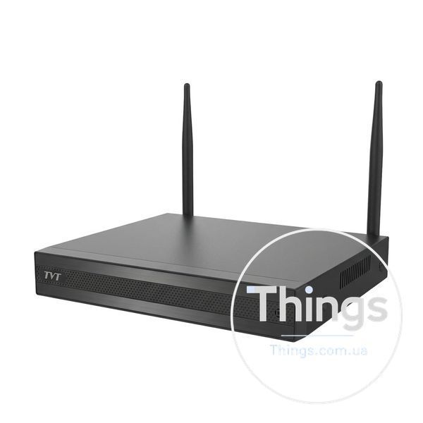 Комплект IP-відеонагляду з WiFi на 4 камери TVT TD-P0804W1-001: 4 циліндричні 4Mp WiFi IP-відеокамери + 8-канальний 8Mp WiFi IP-відеореєстратор K3-77-00482 фото