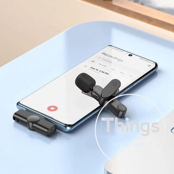Беспроводной микрофон для телефона USB C &mdash; Borofone BFK12 K2-000082834 фото