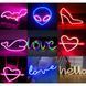 Ночной светильник Neon Sign &mdash; Whale К2-000070492 фото 2