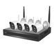 Комплект IP-відеонагляду з WiFi на 4 камери TVT TD-P0804W1-001: 4 циліндричні 4Mp WiFi IP-відеокамери + 8-канальний 8Mp WiFi IP-відеореєстратор K3-77-00482 фото 1