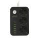 Мережевий Подовжувач LDNIO SE3631 6USB 3.4A / 3 Socket 00000010229 фото 2