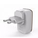 Home Charger 2.4A 2U Lightning Cable (1m) Ldnio A2204 White К2-000040552 фото 1