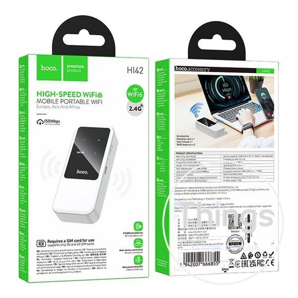 Модем Hoco HI42 Portable Mobile WiFi Transmitter (free sim) Од1-00048230 фото