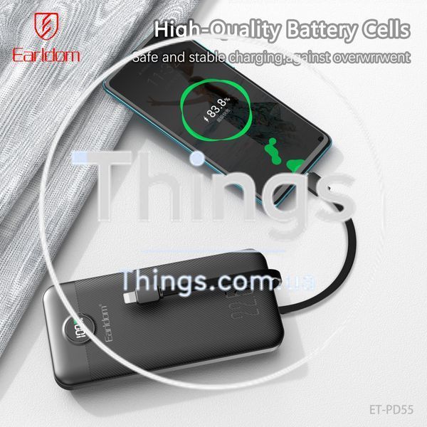 Power Bank 10000 mAh &mdash; Earldom ET-PD55 K2-000083384 фото