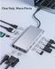 Док-станція Хаб Aukey CB-C89 USB-C Hub 10 в 1, PD 100 W, HDMI 4K, Кардридер, Lan 1000Mb. Уцінка K1-000454 фото 2