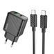 Мережевий Зарядний Пристрій Hoco CS23A 1USB/1USB-C PD/QC 30W+Type-C to Type-C Од1-00041172 фото 1