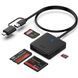 Картридер BENFEI для карт памяти USB-C/USB 3.0 адаптер устройство чтения карт памяти 4в1 портативный многофункциональный