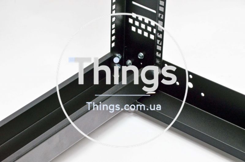 Стойка 24U, двойная, черная, CMS CM-804 фото