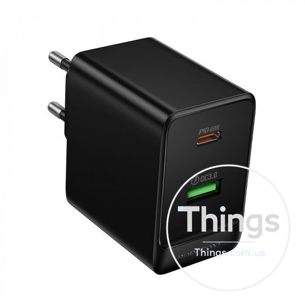 Home Charger 45W PD QC3.0 Borofone BAS16A K2-000083237 фото