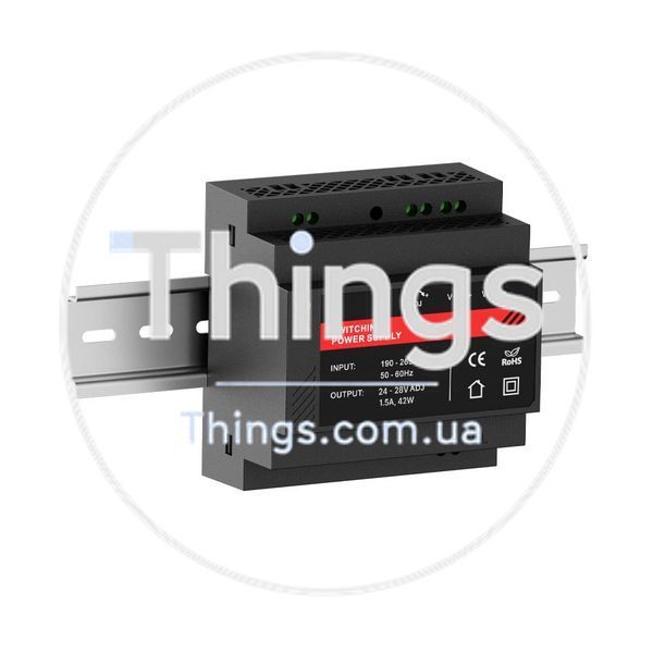 Джерело безперебійного живлення Kraft PSU-24015DIN(P) 24V з кріпленням на DIN-рейку K3-43-00111 фото